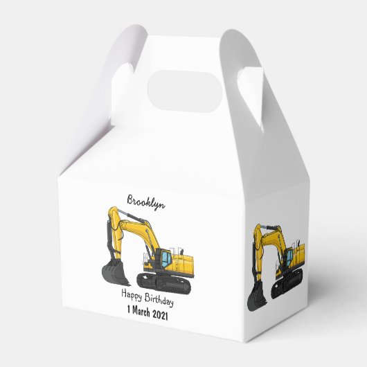 Grabbagger-Cartoon Geschenkschachtel (Rückseite)