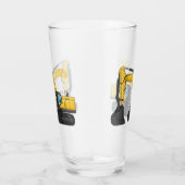 Grabbagger-Cartoon Glas (Rechts)