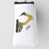 Grabbagger-Cartoon Golf Headcover (Rotieren 90)