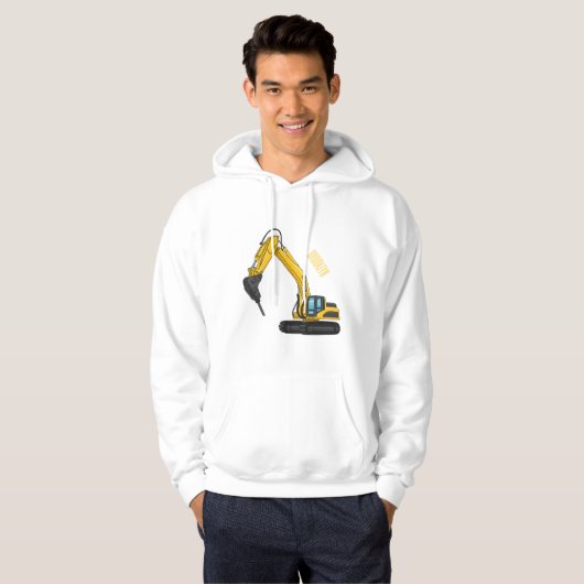 Grabbagger-Cartoon Hoodie (Vorne ganz)