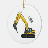 Grabbagger-Cartoon Keramik Ornament (Links)