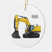 Grabbagger-Cartoon Keramik Ornament (Links)