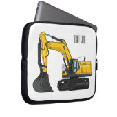 Grabbagger-Cartoon Laptopschutzhülle (Vorne Rechts)