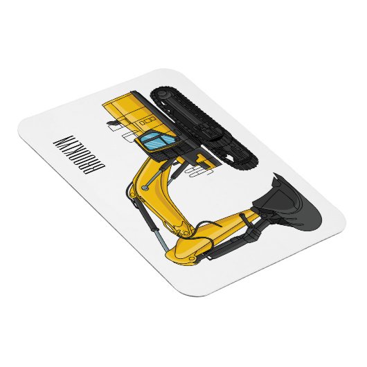 Grabbagger-Cartoon Magnet (Rechte Seite)