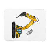 Grabbagger-Cartoon Magnet (Horizontal)