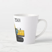 Grabbagger-Cartoon Milchtasse (Rechts)