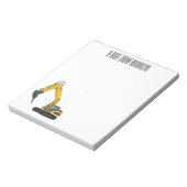 Grabbagger-Cartoon Notizblock (Rotiert)