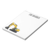 Grabbagger-Cartoon Notizblock (Rotiert)