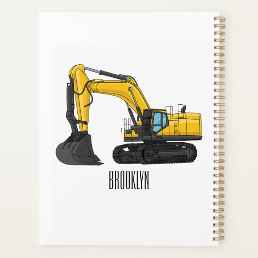 Grabbagger-Cartoon Planer (Rückseite)