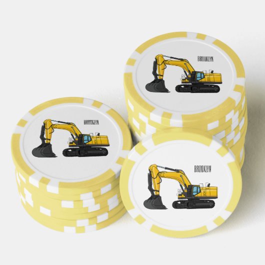 Grabbagger-Cartoon Pokerchips (Stapel)