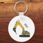 Grabbagger-Cartoon Schlüsselanhänger (Vorderseite)