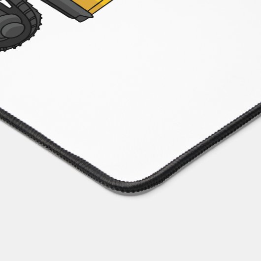 Grabbagger-Cartoon Schreibtischunterlage (Ecke)