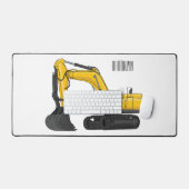 Grabbagger-Cartoon Schreibtischunterlage (Tastatur & Maus)