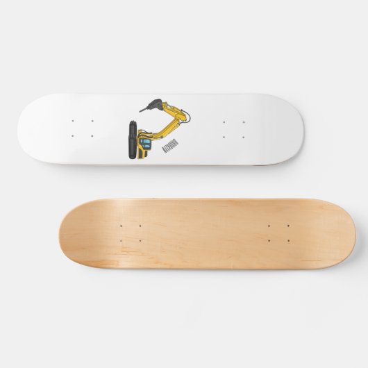 Grabbagger-Cartoon Skateboard (Horizontal)