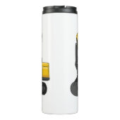 Grabbagger-Cartoon Thermosbecher (Rückseite)