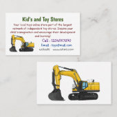 Grabbagger-Cartoon Visitenkarte (Vorne/Hinten)