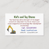 Grabbagger-Cartoon Visitenkarte (Vorderseite)