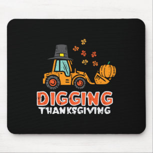Grabbagger für Erntedank Mousepad