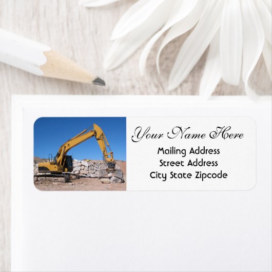 Grabbagger-Rücksendeadresse (Insitu)