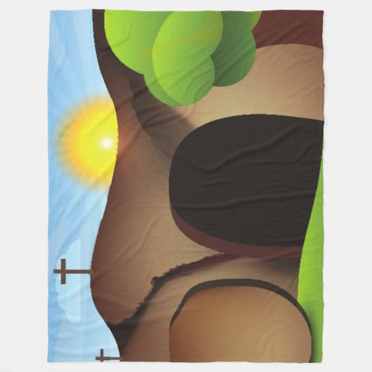 Grabdecke Fleecedecke (Vorderseite)