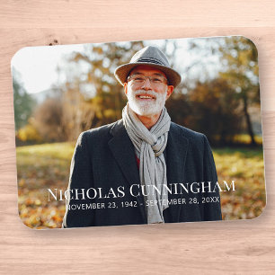 Grabdenkmal Classic Custom Foto Card Magnet