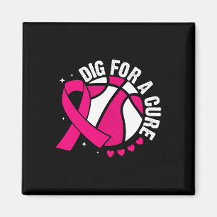Grabe Für Einen Heilenden Entwurf Rosa Brustkrebs- Magnet