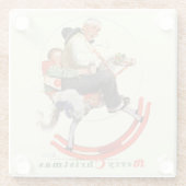 Gräben auf dem Rockpferd Glasuntersetzer (Rückseite)