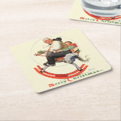 Gräben auf dem Rockpferd Rechteckiger Pappuntersetzer (angewinkelt)