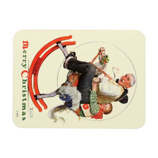 Gräben auf Rockpferd Magnet (Horizontal)