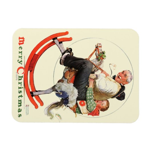 Gräben auf Rockpferd Magnet (Horizontal)