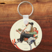 Gräben auf Rockpferd Schlüsselanhänger (Vorderseite)