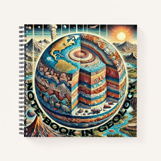 Graben Deeper: Das Notebook eines Geologen Notizblock (Vorderseite)