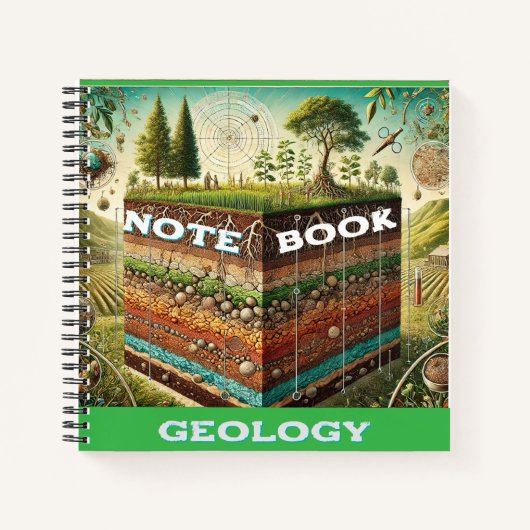 Graben Deeper: Das Notebook eines Geologen Notizblock (Vorderseite)