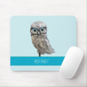 Graben der Eulen-Malerei Mousepad (Mit Mouse)