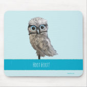 Graben der Eulen-Malerei Mousepad (Vorne)