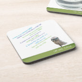 Graben der Eulen-Untersetzer Untersetzer (Linke Seite)