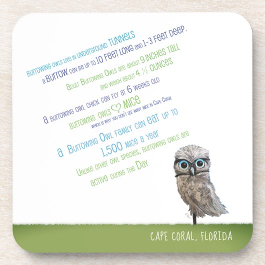 Graben der Eulen-Untersetzer Untersetzer (Vorderseite)