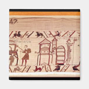 Graben der Verstärkungen für ein Lager an Magnet