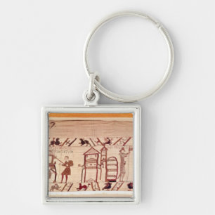 Graben der Verstärkungen für ein Lager an Schlüsselanhänger