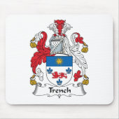 Graben-Familienwappen Mousepad (Vorne)