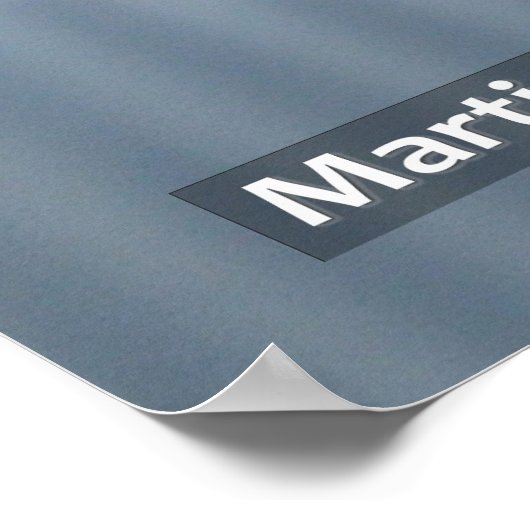 Graben für Clams Poster (Ecke)