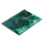 Graben für geistige Edelsteine (Smaragd) Notizblock (Linke Seite)