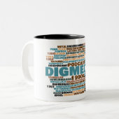 Graben Sie mich abfassen heraus Wolke Zwei-Ton Zweifarbige Tasse (Vorderseite Links)