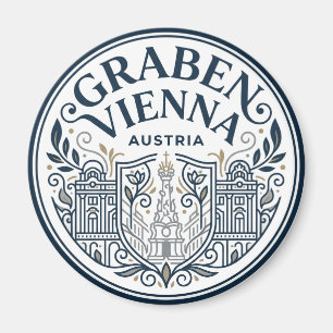Graben, Wien Österreich Magnet