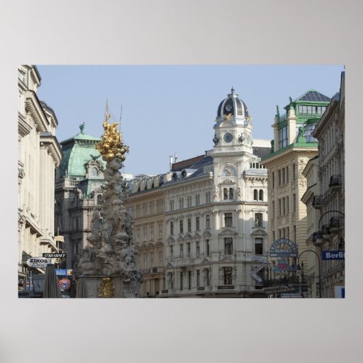 Graben, Wien, Österreich Poster (Vorne)