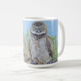 Grabende Käuzchen Kaffeetasse
