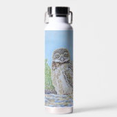 Grabende Käuzchen Trinkflasche (Vorne)