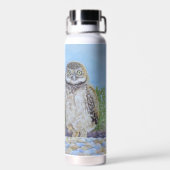 Grabende Käuzchen Trinkflasche (Rückseite)