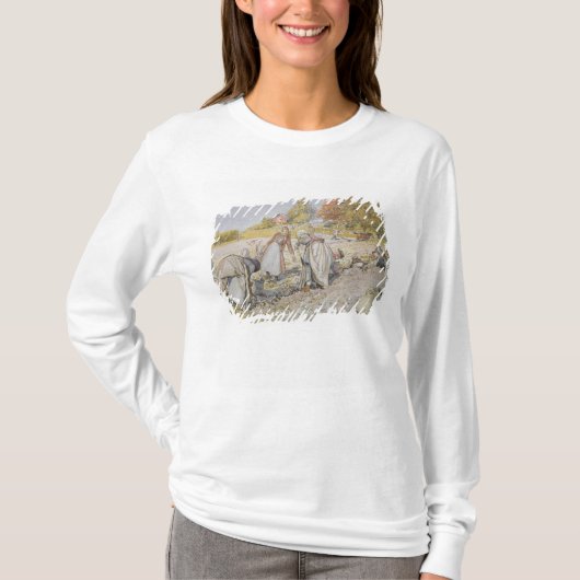 Grabende Potatoes, 1905 T-Shirt (Vorderseite)