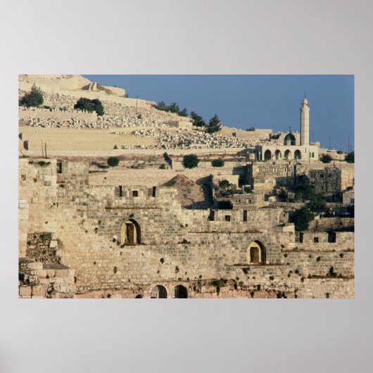 Gräber auf der Seite des Obeltaufes Poster (Vorne)